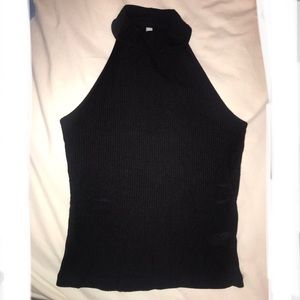 Abbeline Ribbed Highneck Tank